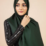 Luxury Glossy Silk - Emerald