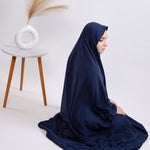 Full Coverage Namaz Chadar - Navy Blue