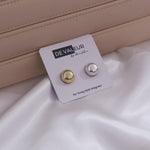 Metallic Round Hijab Magnets -