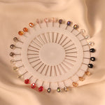 Holographic Crystal Straight Pins -