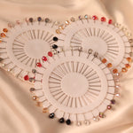 Holographic Crystal Straight Pins -
