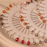 Holographic Crystal Straight Pins -