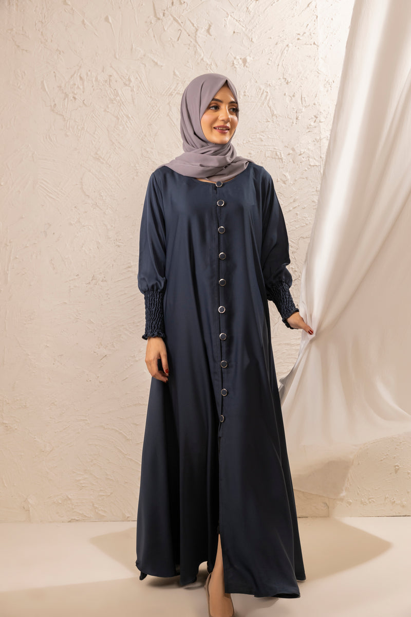 Blue abaya outlet designs