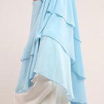 Chiffon Khimar - Pastel Blue