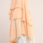 Chiffon Khimar - Creamy Peach