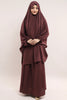 Three Pieces Jilbab Set - Crushed Rose