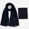 Matching Georgette Hijab & Cap Set - Navy Blue