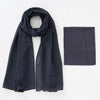 Matching Georgette Hijab & Cap Set - Dark Denim