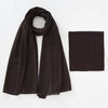 Matching Georgette Hijab & Cap Set - Nutella