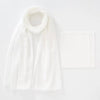 Matching Georgette Hijab & Cap Set - White