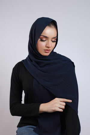 Éclatante Chiffon - Navy Blue