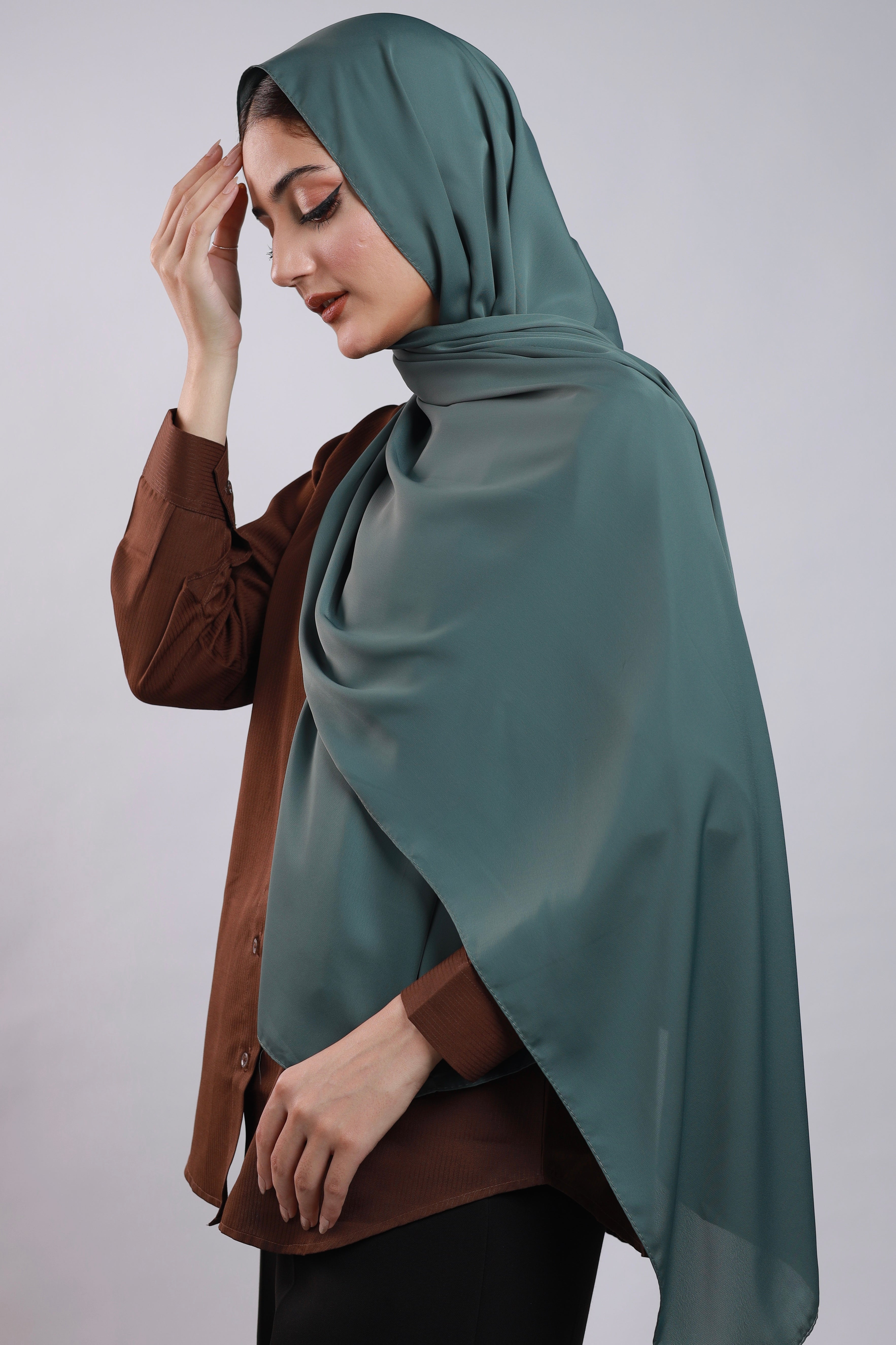 Douceur Veloutée Georgette - Jade Green