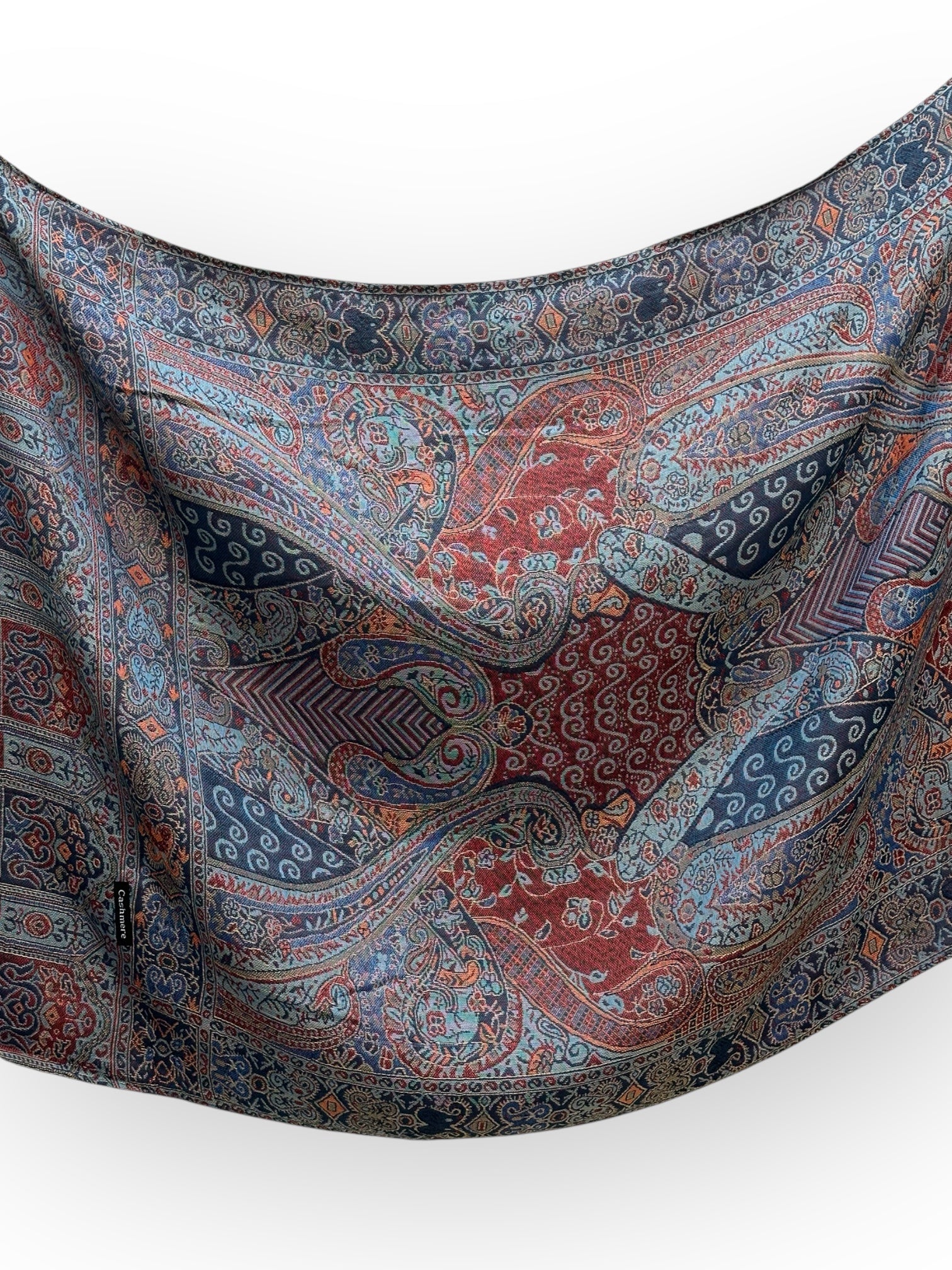 Vintage Pashmina - Sapphire Glimpse