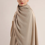 Woolen Shawl - Light Hazel