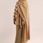 Woolen Shawl - Golden Beige