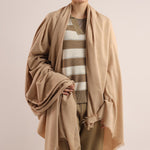 Woolen Shawl - Warm Nude