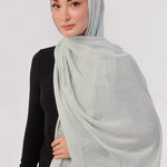 Angel Dust Modal Hijab - close-up of smooth modal fabric texture.