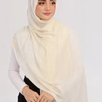 Butter Modal Hijab - close-up of smooth modal fabric texture.