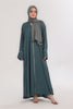 Daily Basic Abaya With Pockets - Turquoise