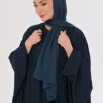 Flowy Farshi Cut Abaya - Deep Teal