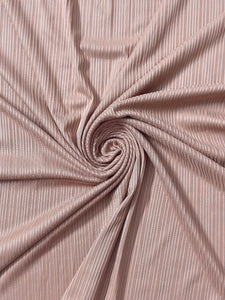 Essential Ribbed Jersey - Nude Rose