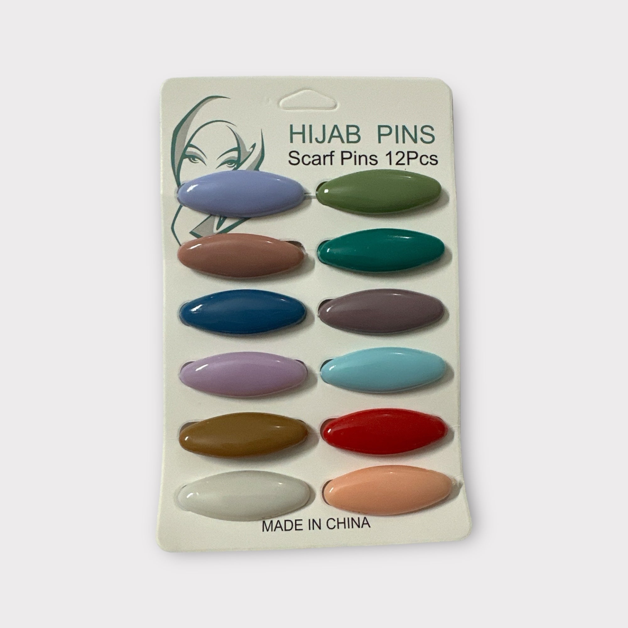 Basic Hijab Pins Set - Pastel