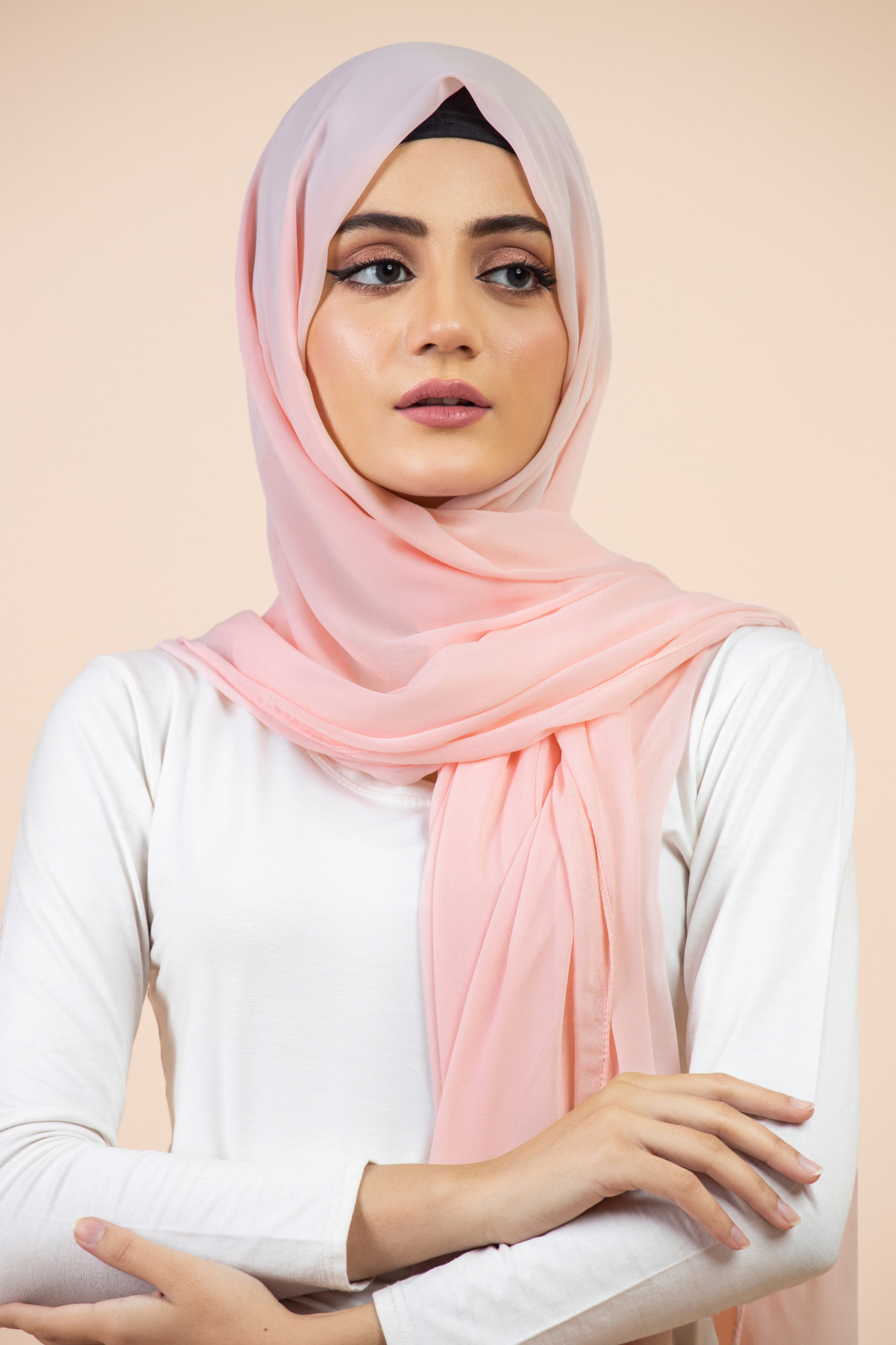 Premium Butter Chiffon - Rosewater