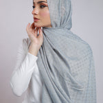 Embellished Viscose - Misty Grey