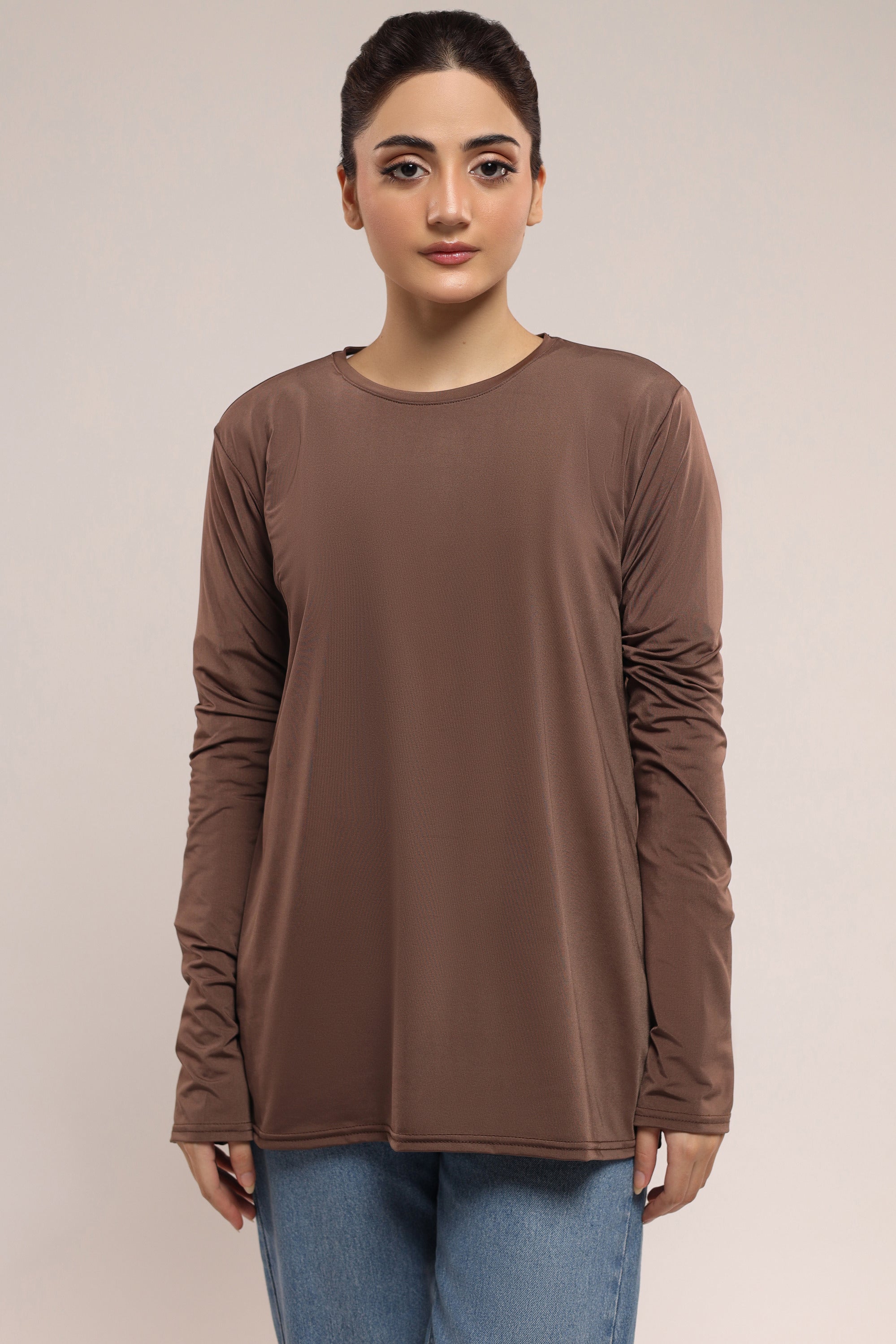 Layering Essential Top - Cocoa Brown