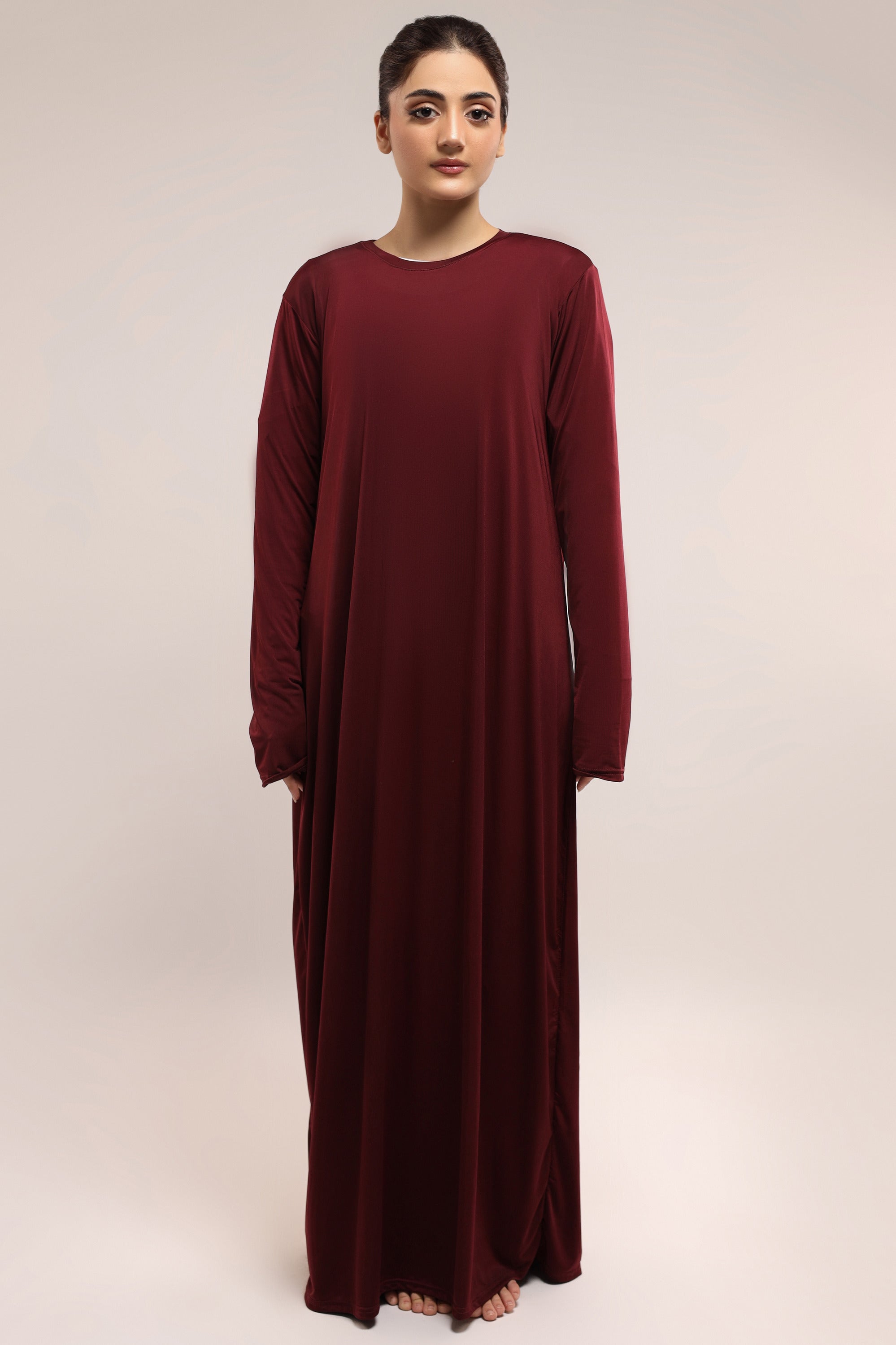 Layering Essential Dress - Maroon