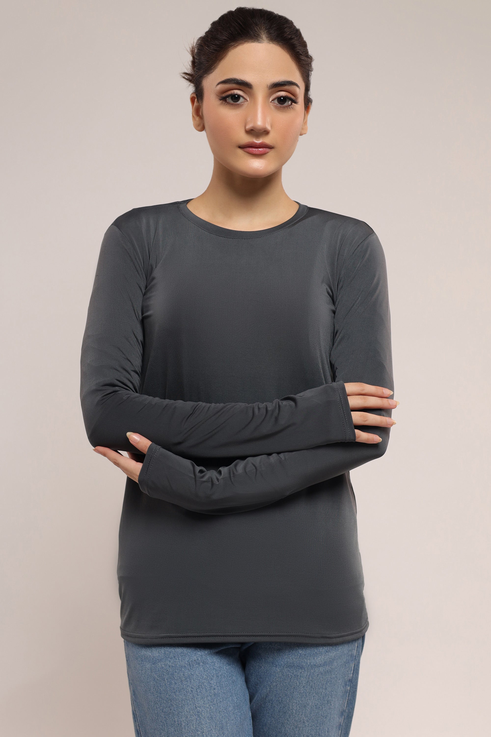 Layering Essential Top - Charcoal