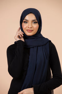 Premium Viscose - Navy Blue