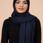 Premium Viscose - Navy Blue