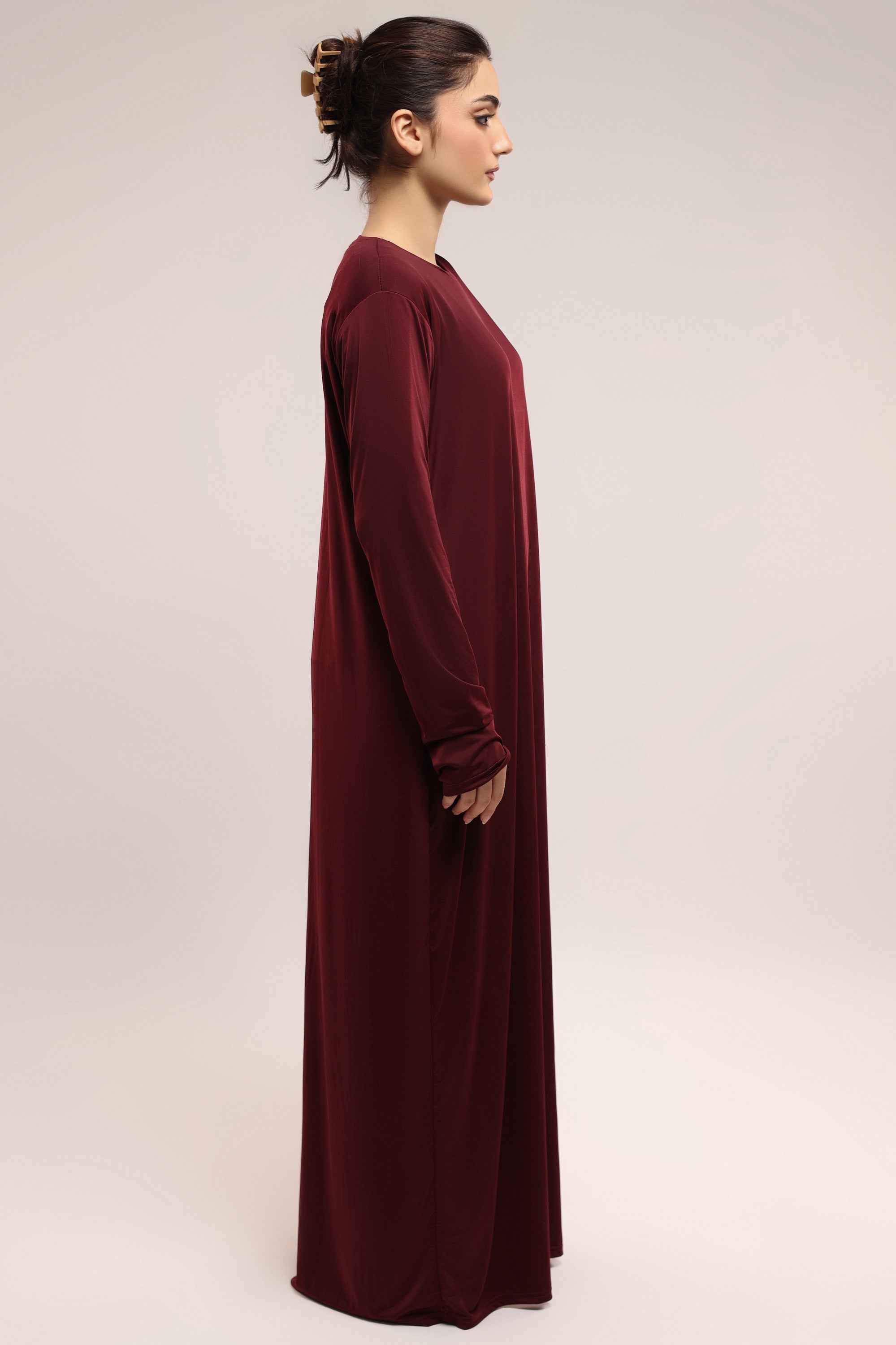 Layering Essential Dress - Maroon