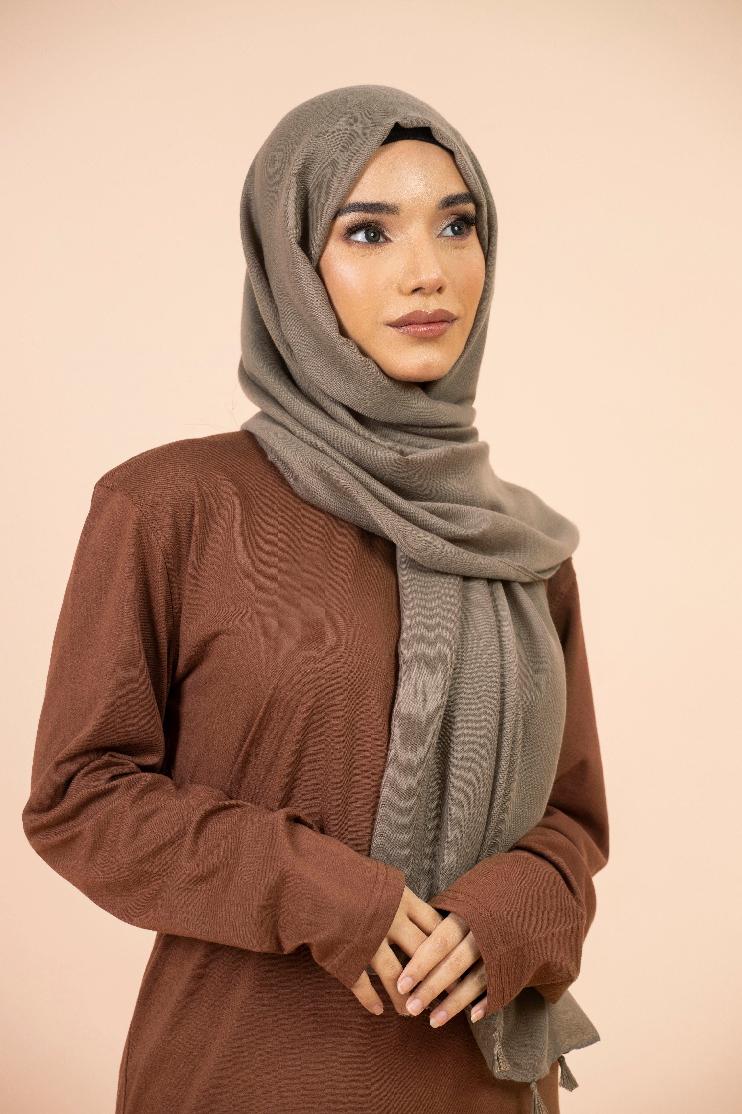 Premium Viscose - Smoky Brown