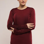 Layering Essential Top - Maroon