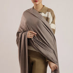 Woolen Shawl - Chestnut Brown