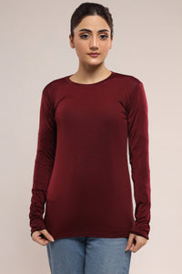 Layering Essential Top - Maroon