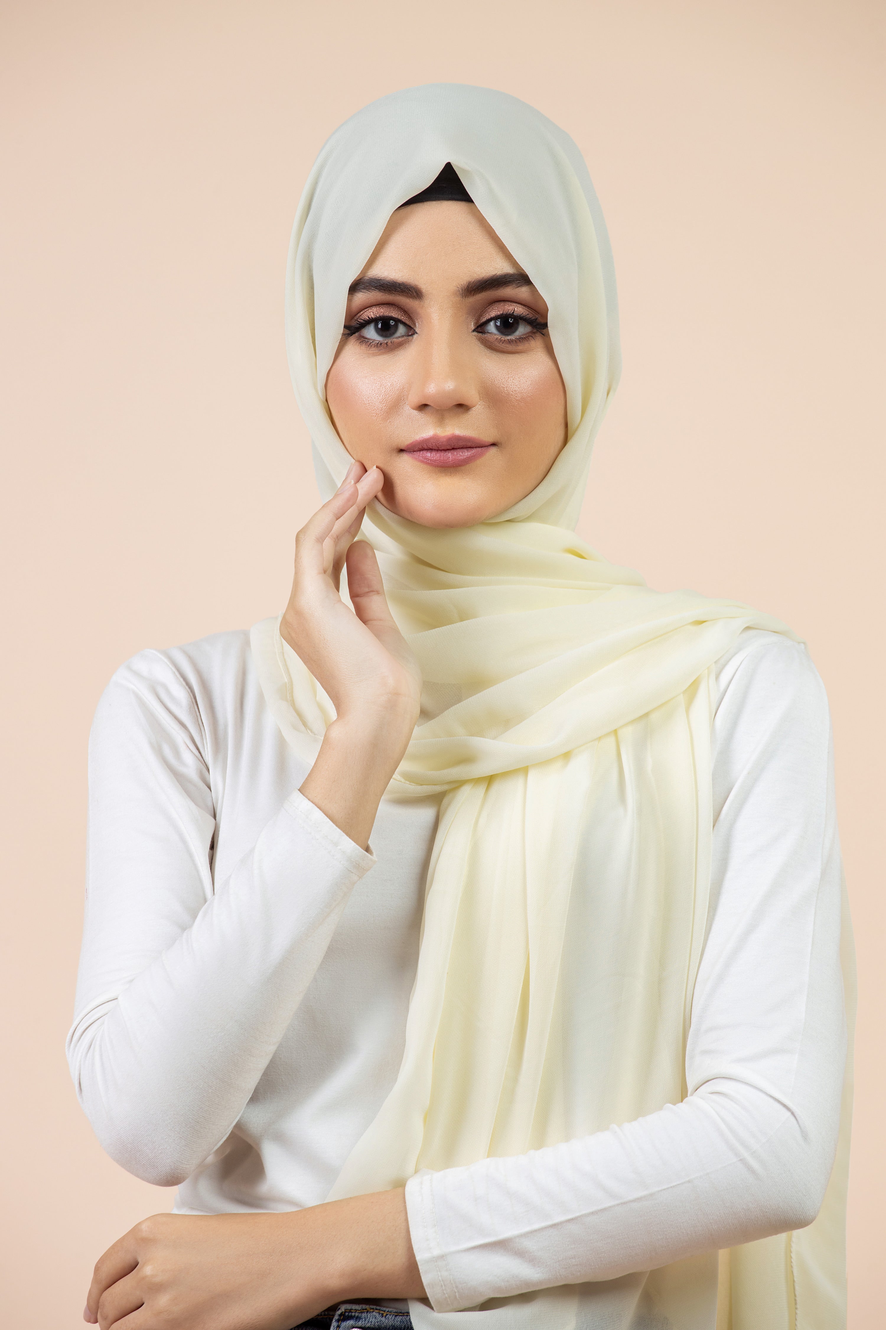 Premium Butter Chiffon - Off White