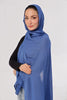 Ocean Breeze Modal Hijab - worn by model, lightweight and flowy drape.