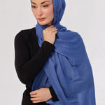 Ocean Breeze Modal Hijab - close-up of smooth modal fabric texture.