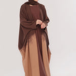 Ombre Farshi Cut Abaya - Sunset Hues