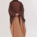 Ombre Farshi Cut Abaya - Sunset Hues