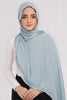 Serenity Modal Hijab - worn by model, lightweight and flowy drape.