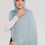 Serenity Modal Hijab - close-up of smooth modal fabric texture.