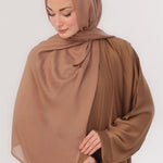 Sleek Kimono Style Abaya - Caramel Café