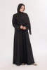 Sleek Kimono Style Abaya - Onyx Black