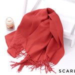 Classic Woolen Pashmina Scarves - Winter'21 - Scarlett