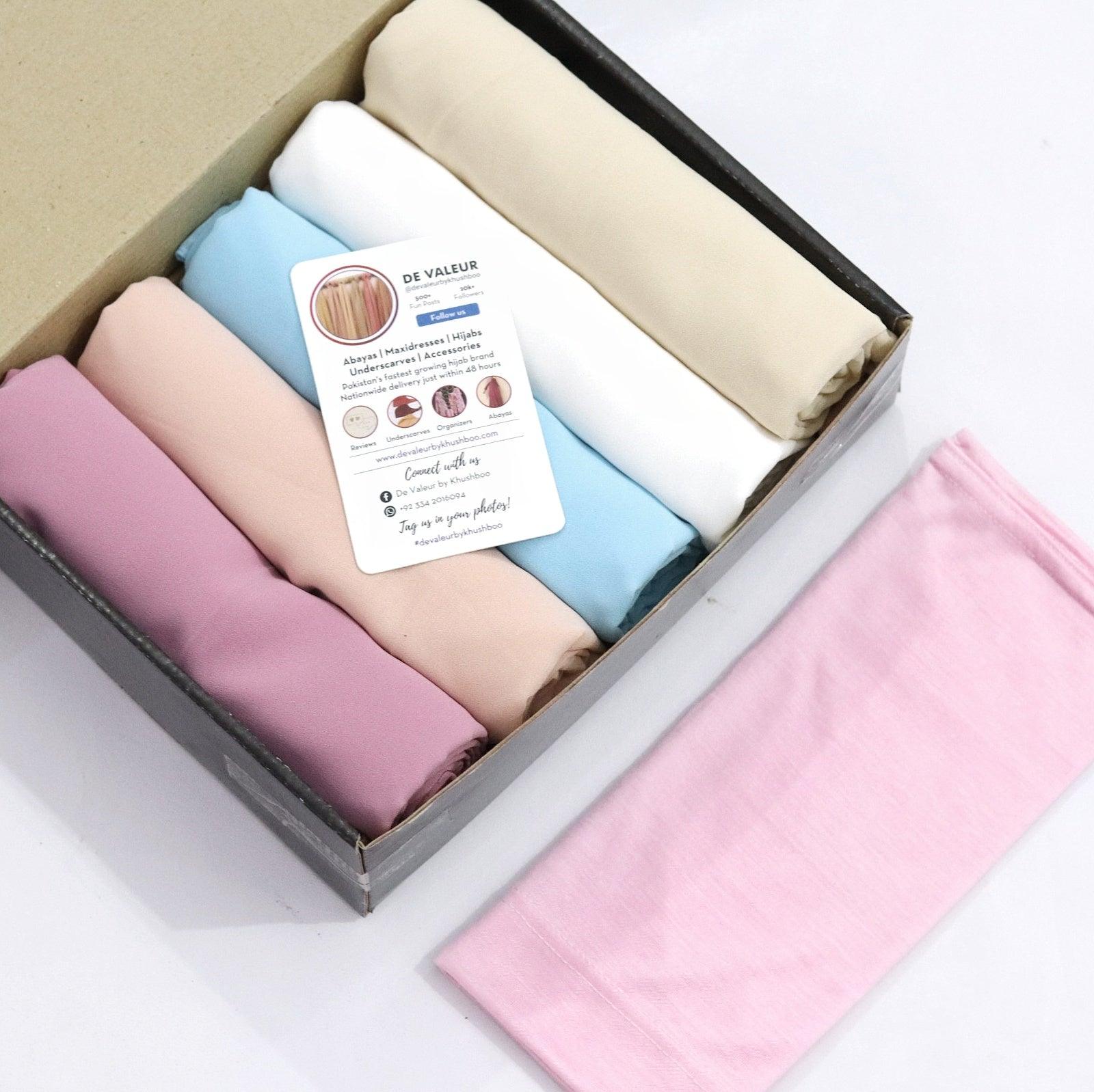 Georgette Hijab Box In 'Cotton Candy' -
