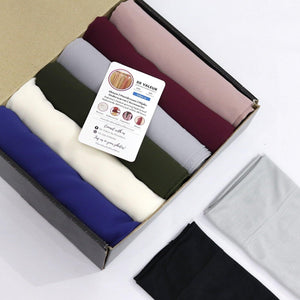 Georgette Hijab Box In 'Must-have Solids' -